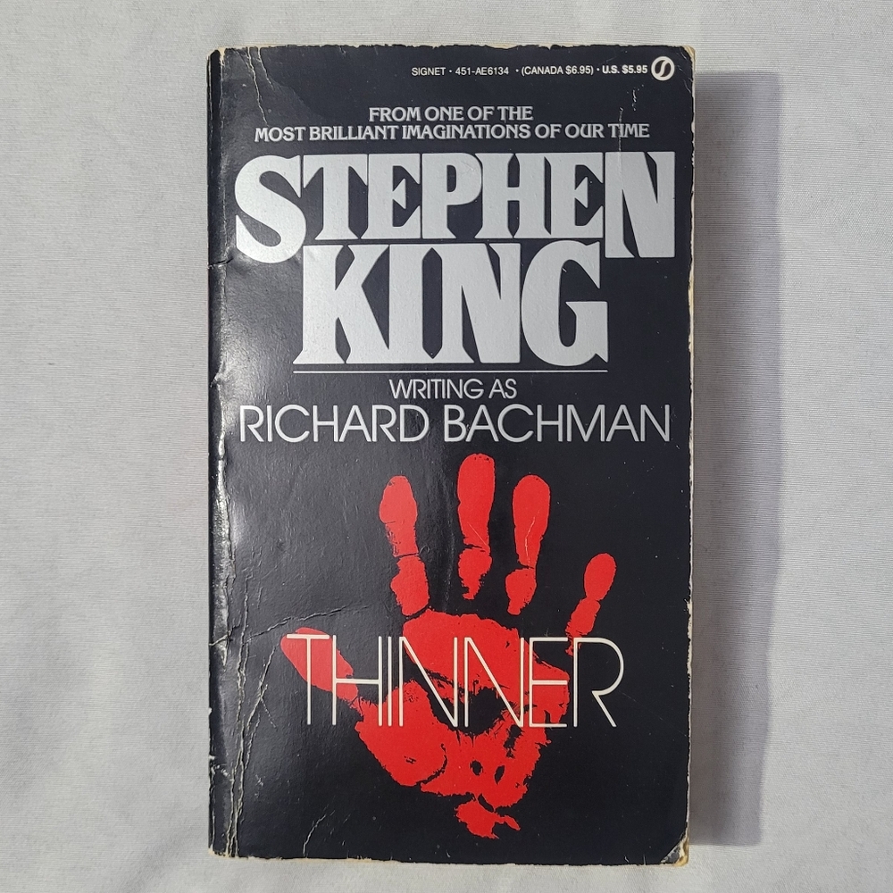 Stephen King Thinner 1st Signet Printing 1985